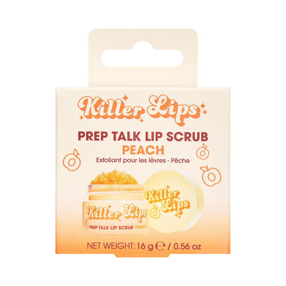 Killer Lips Prep Talk Lip Scrub Peach 16gr