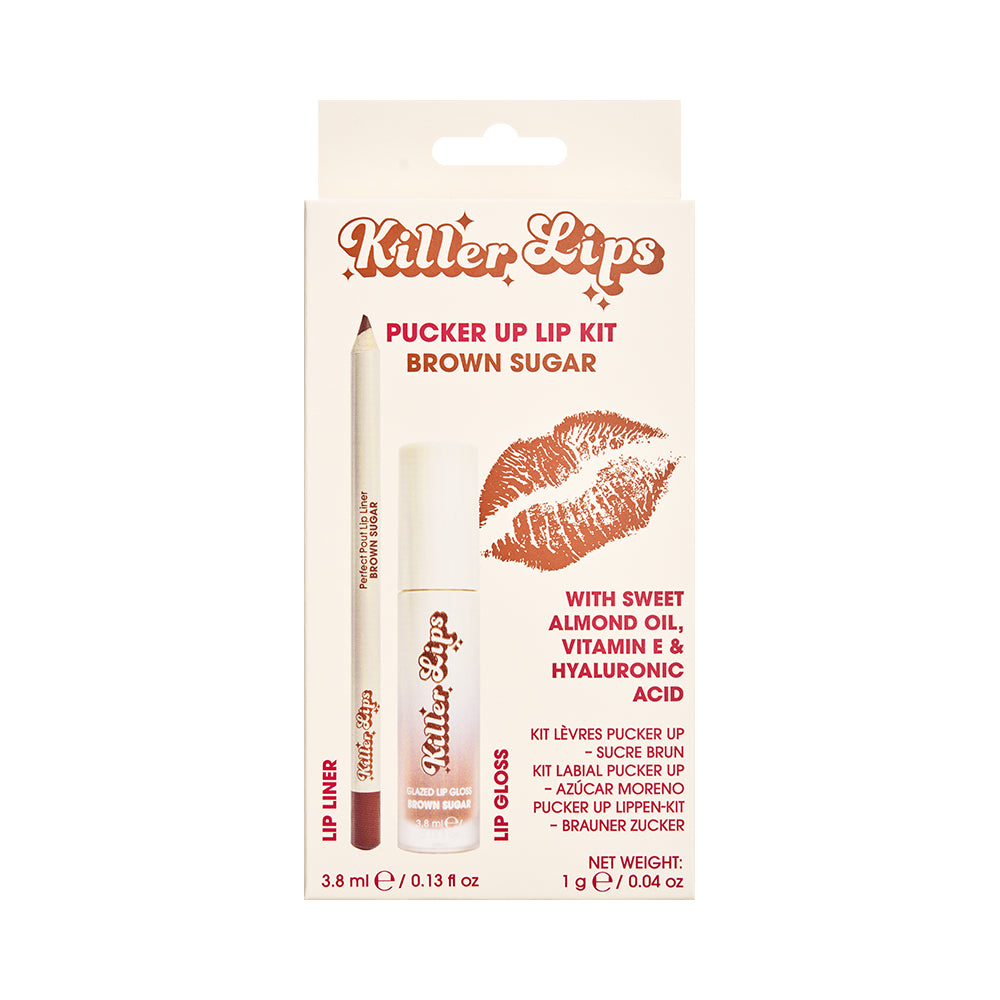 Killer Lips Pucker Up Lip Kit Brown Sugar
