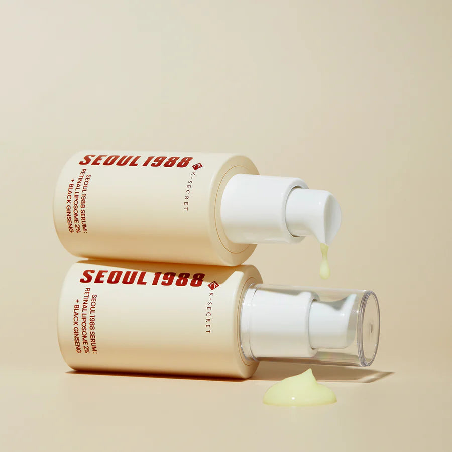 Ksecret Seoul 1988 Serum: Retinal Liposome 2% + Black Ginseng 30ml