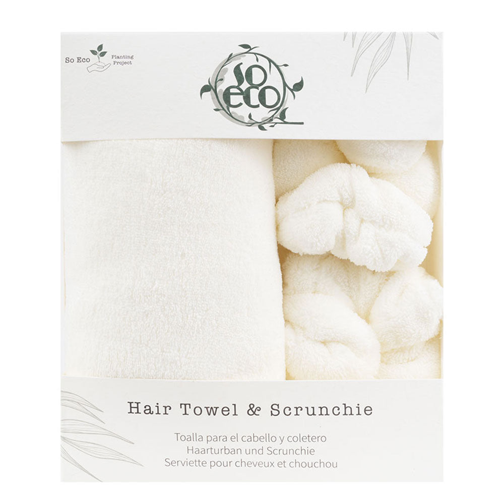 So Eco Bamboo Scrunchie & Hair Towel