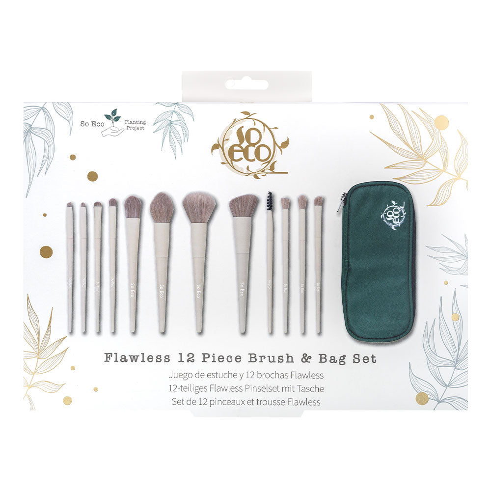 So Eco Flawless 12 Piece Brush & Bag Set