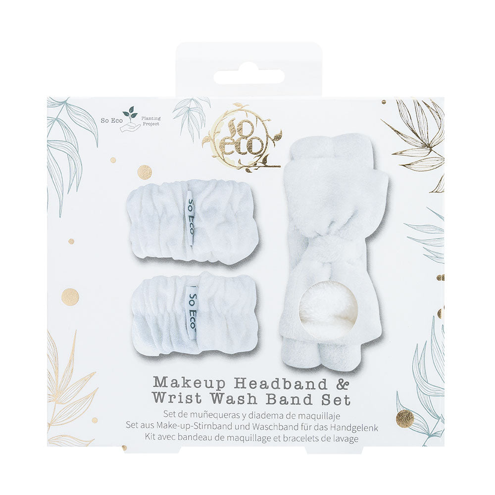 So Eco Makeup Headband & Wrist Wash Band Set