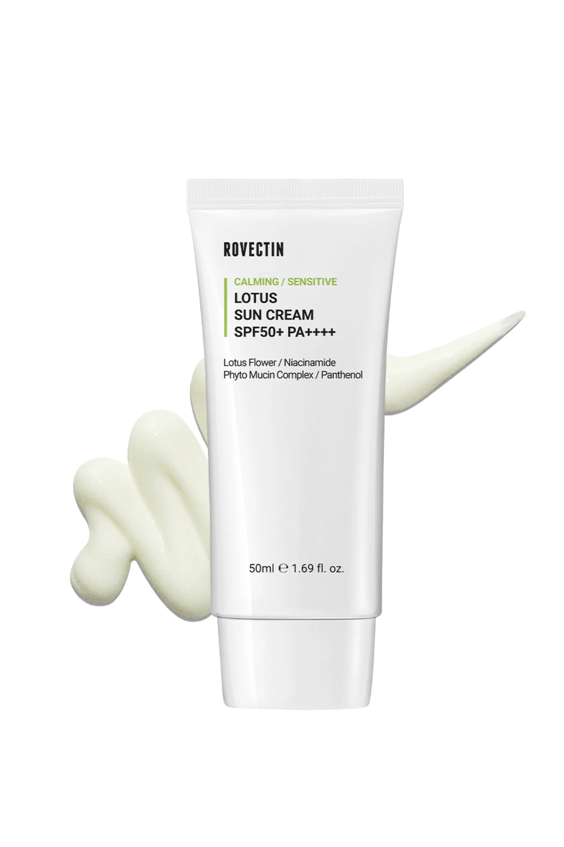 Rovectin Calming Lotus Sun Cream SPF50+ PA++++ 50ml