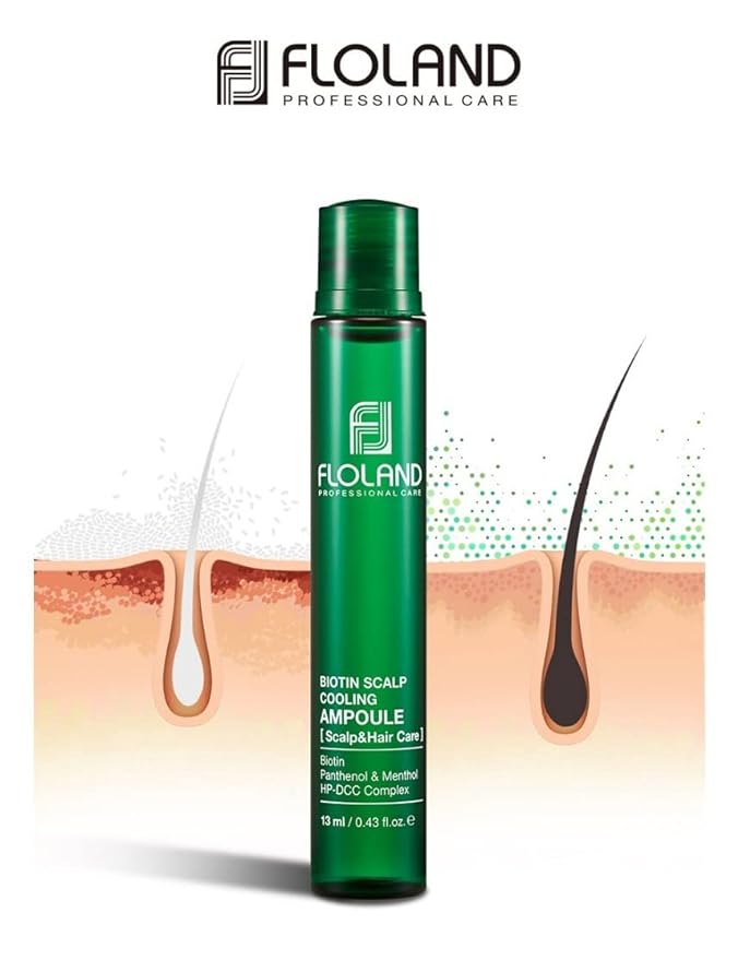 Floland Biotin Scalp Cooling Ampoule (10 pcs)