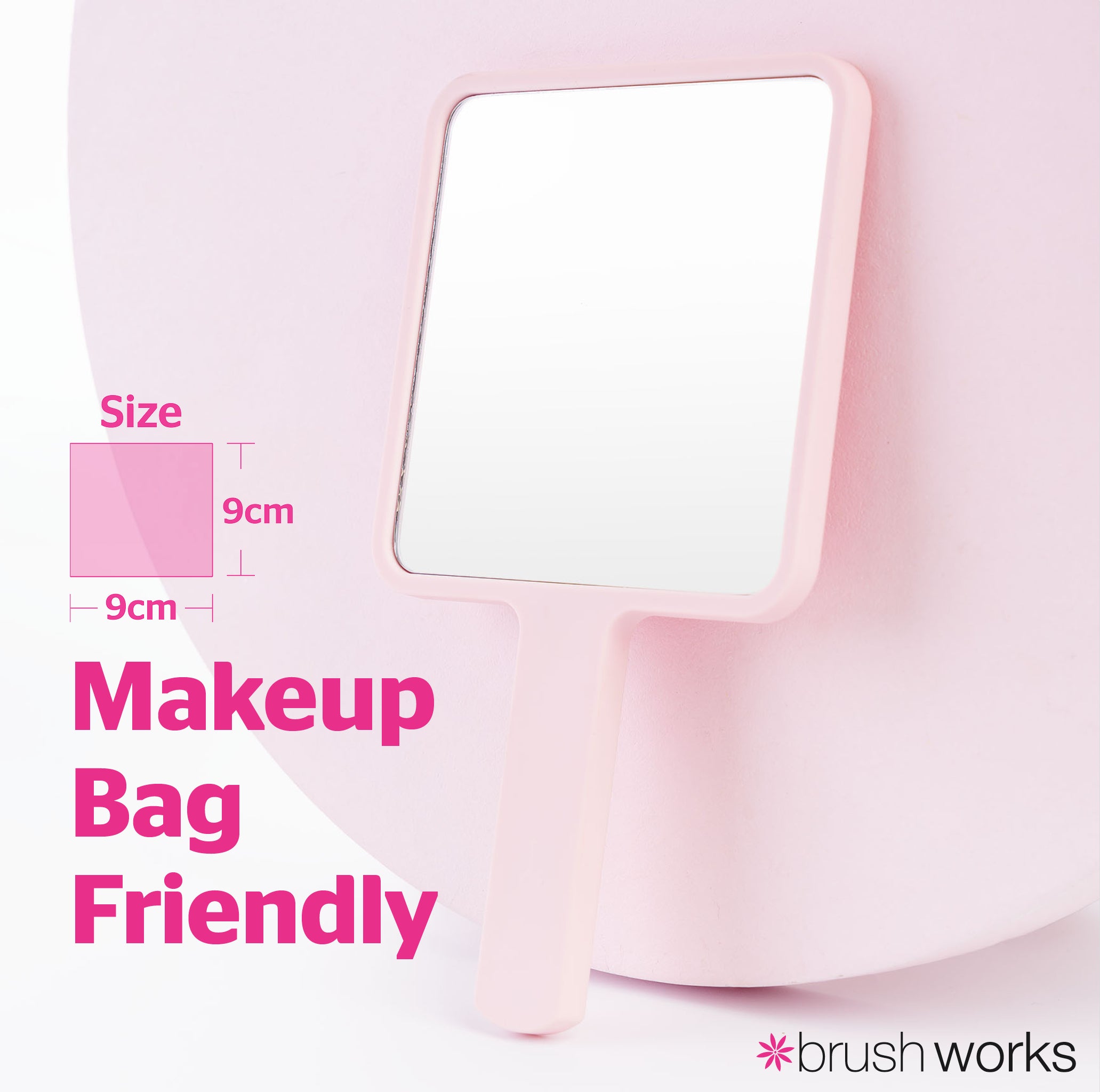 Brushworks On-The-Go Travel Mirror