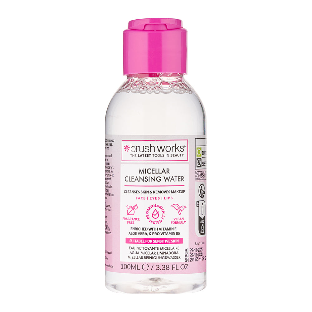 Brushworks Micellar Cleansing Water 100ml (Travel Size)