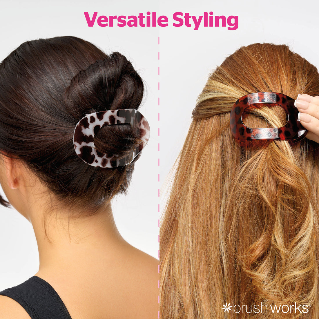 Brushworks Flat Claw Clips – 3 Pack