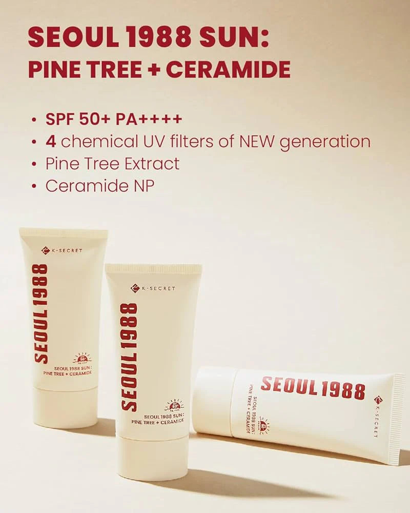 Ksecret Seoul 1988 Sun Pine Tree + Ceramide Spf50+ PA++++ 50ml