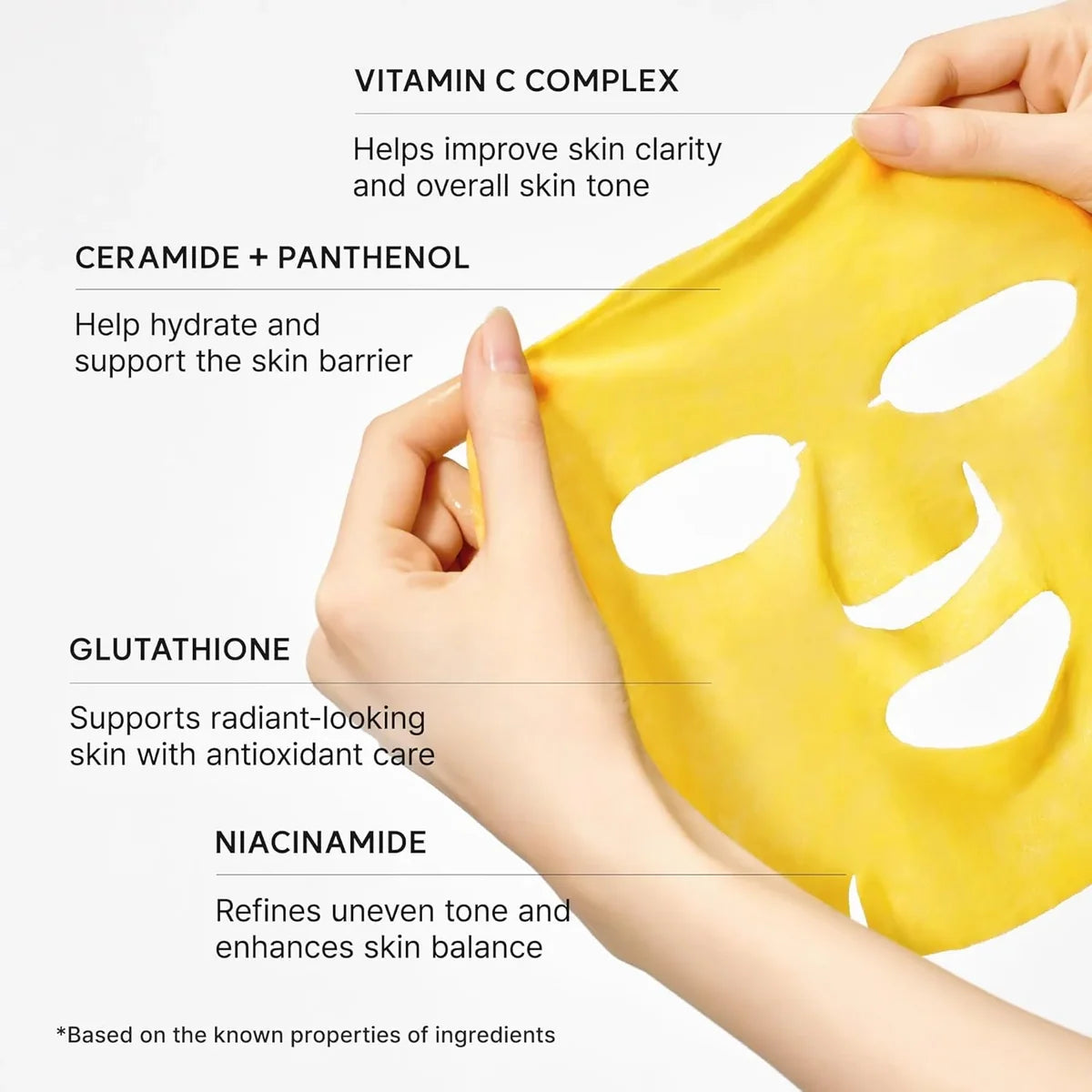 Arencia Vitamin C Booster Shot Mask 4 pcs