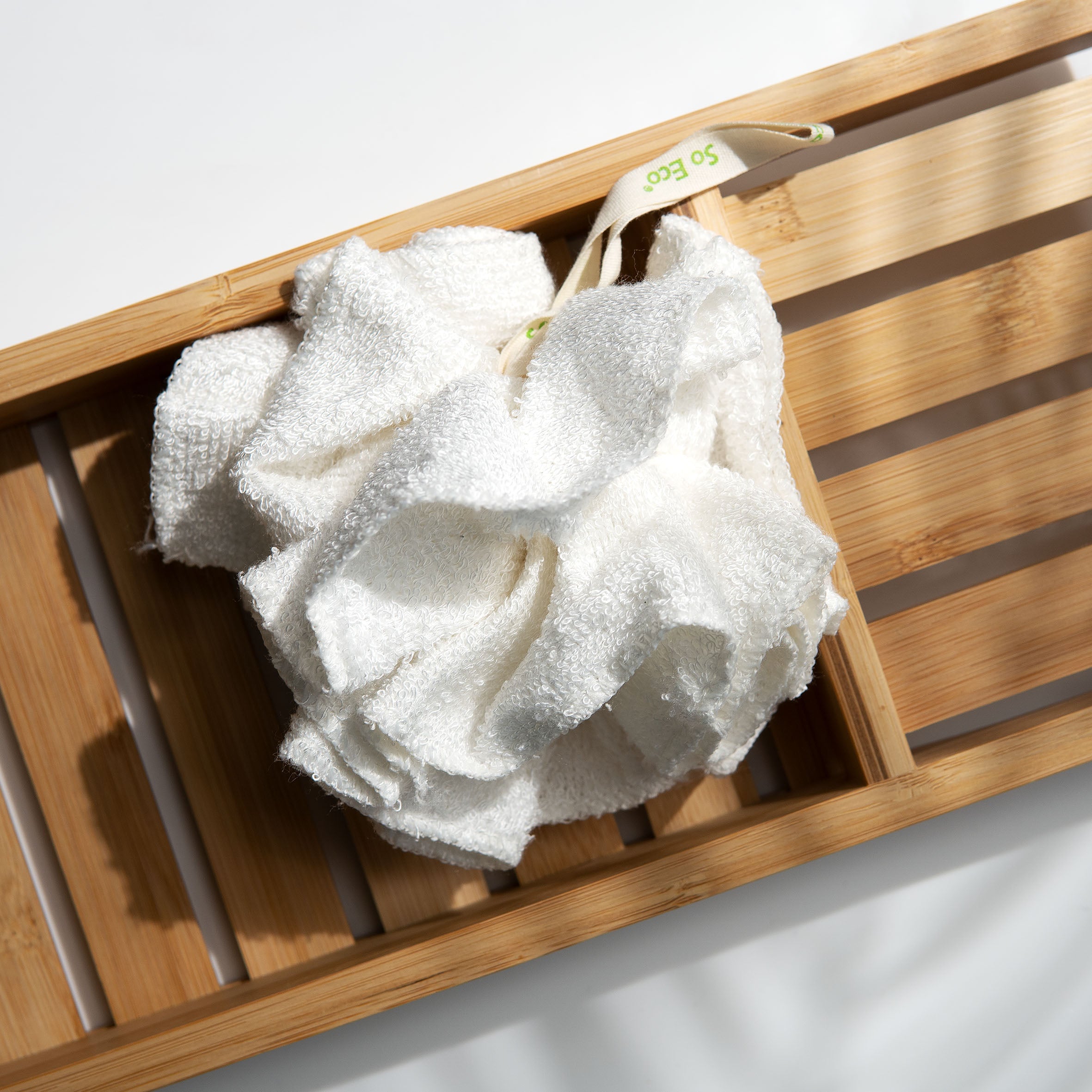 So Eco Bamboo Bath & Shower Pouf