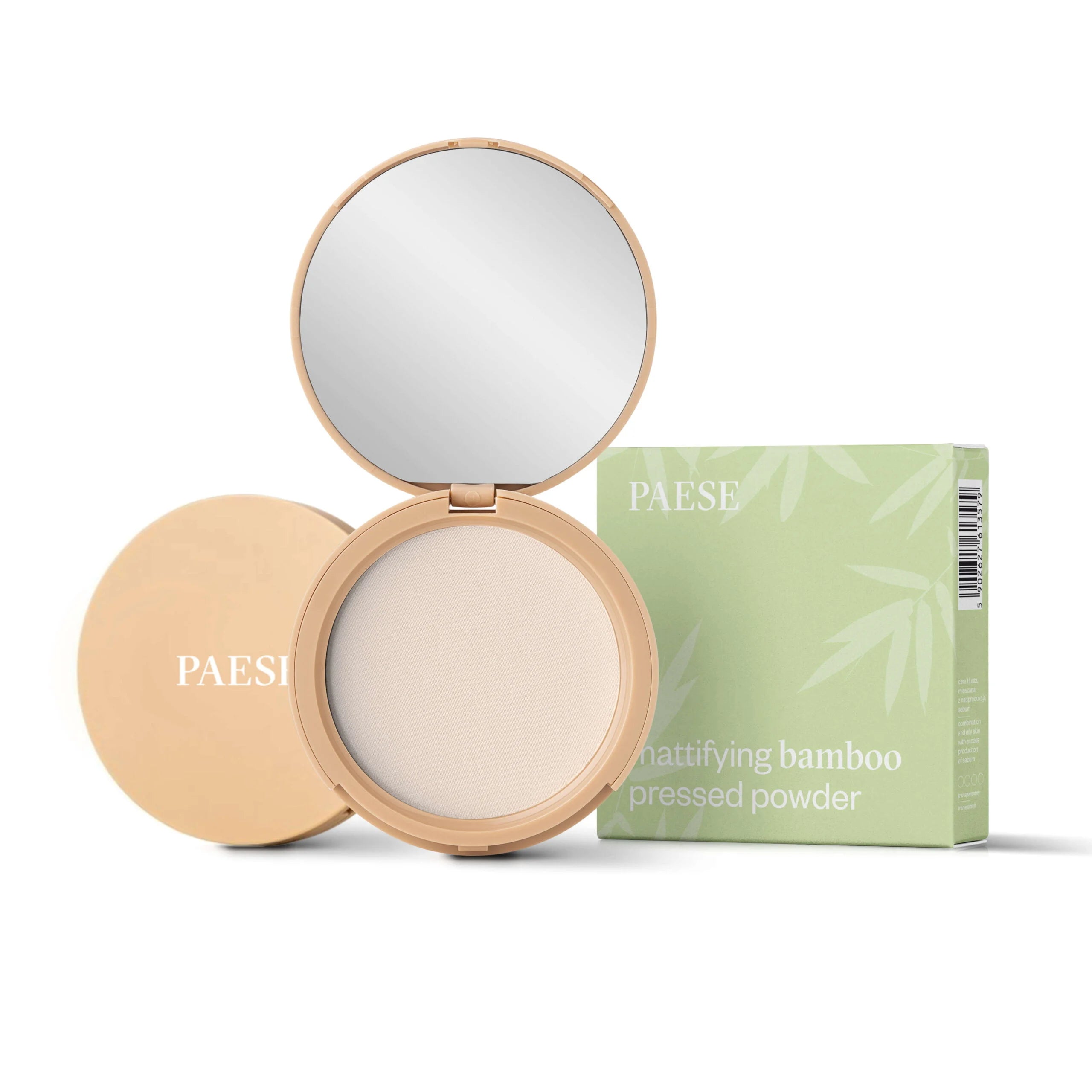 Paese Mattifying Bamboo Pressed Powder Transparent 7g