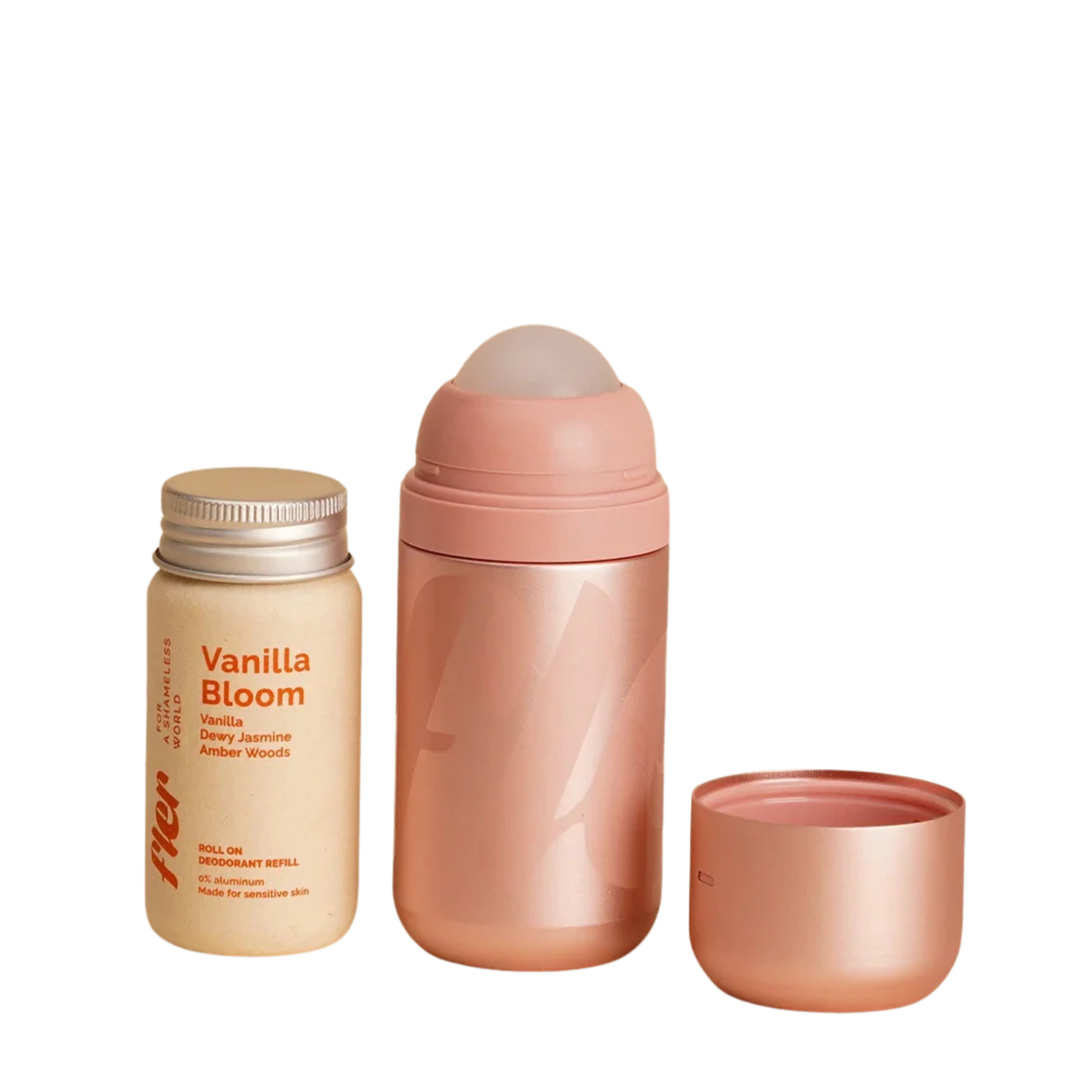 Refillable Roll-on Deodorant Starter Set - Vanilla Bloom 50 ml