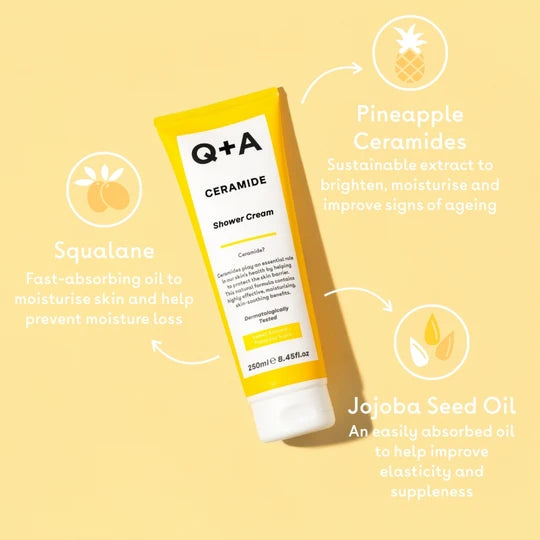 Q+A Ceramide Shower Cream 250ml