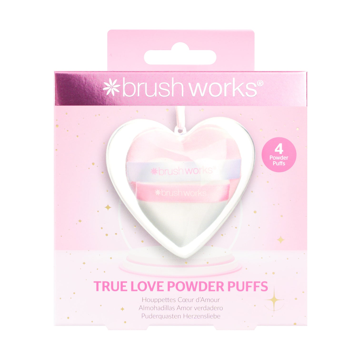 Brushworks True Love Puffs 4 pcs