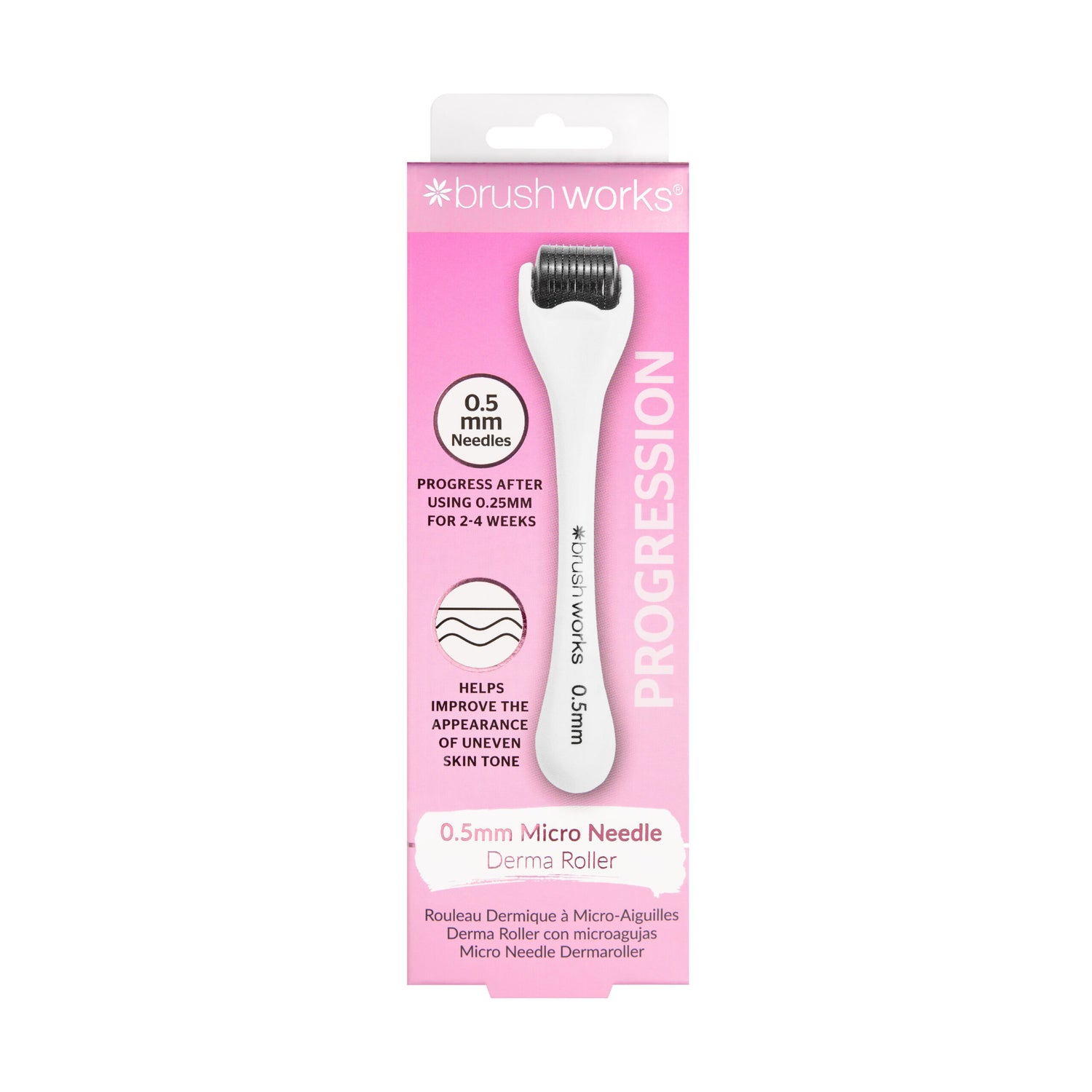 Brushworks Micro Needle Derma Roller – 0.5mm