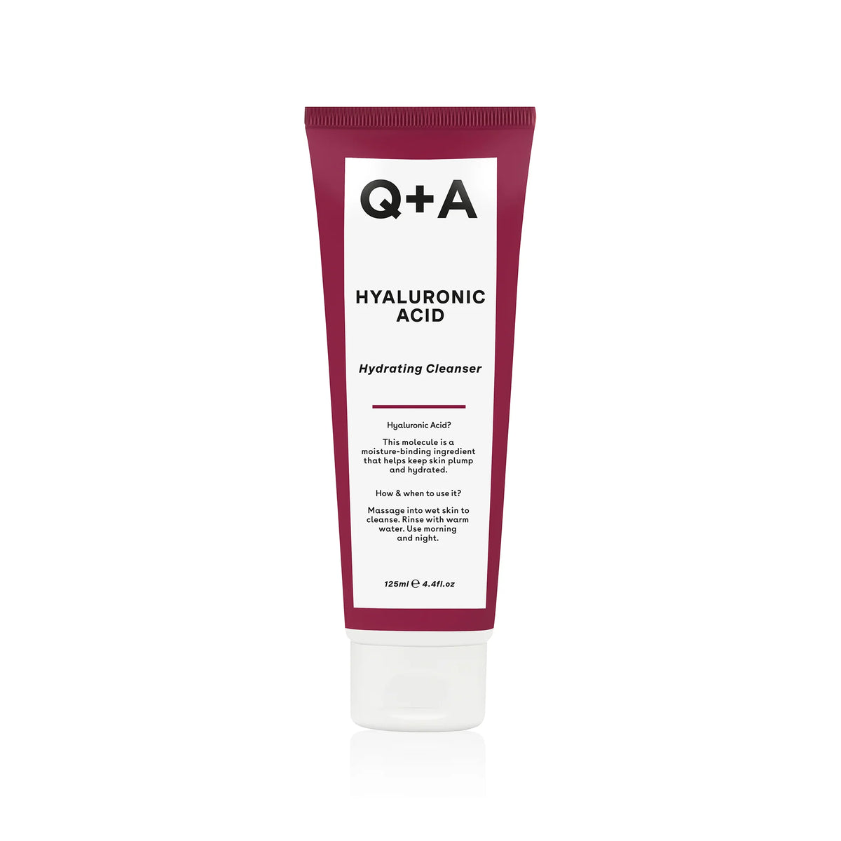 Q+A Hyaluronic Acid Hydrating Cleanser 125 ml