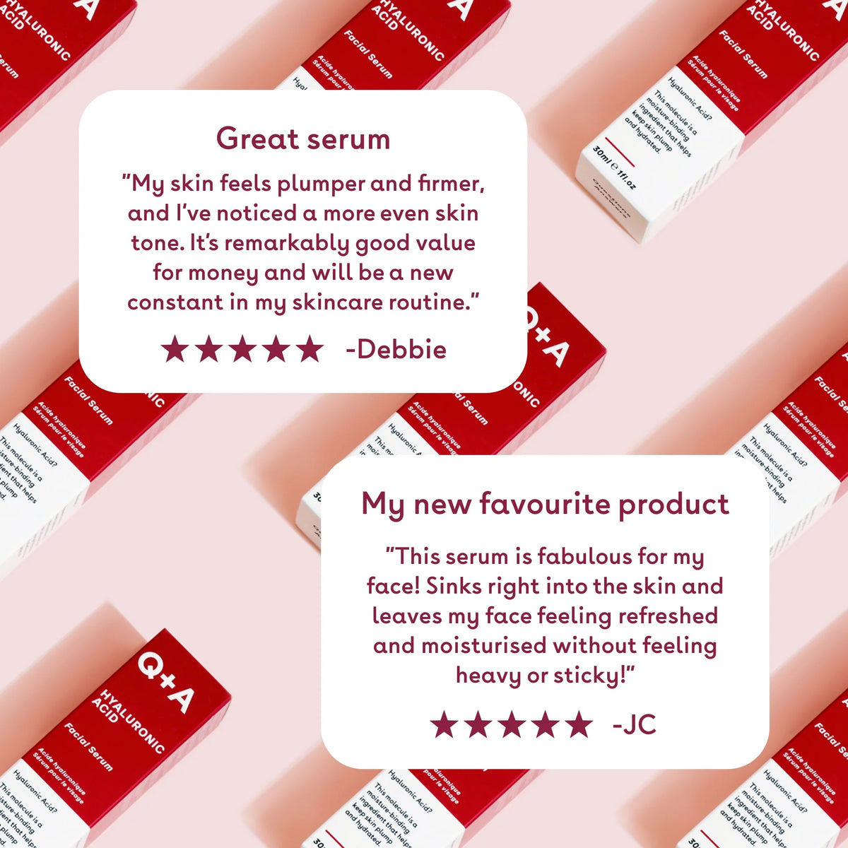 Q+A Hyaluronic Acid Facial Serum 30ml
