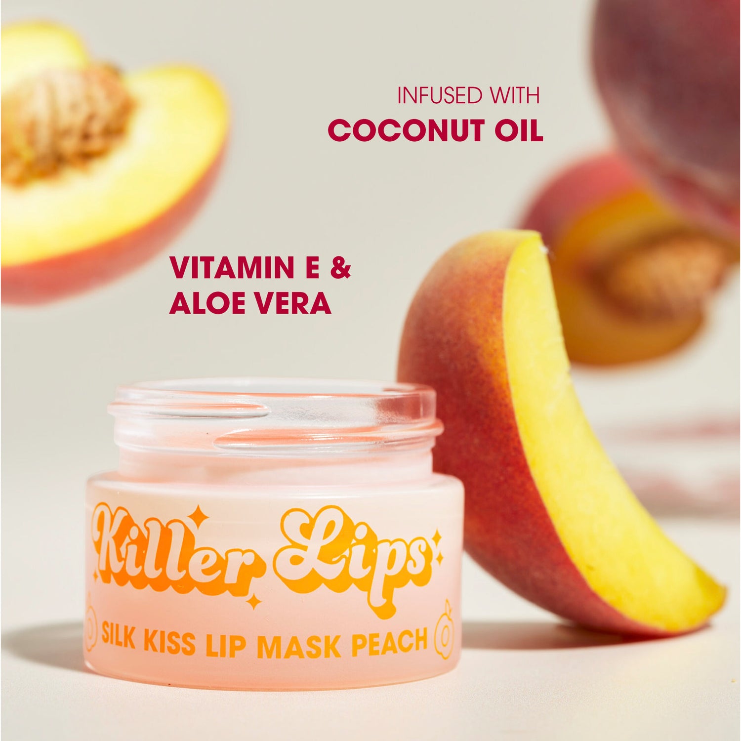 Killer Lips Silk Kiss Lip Mask Peach 12gr