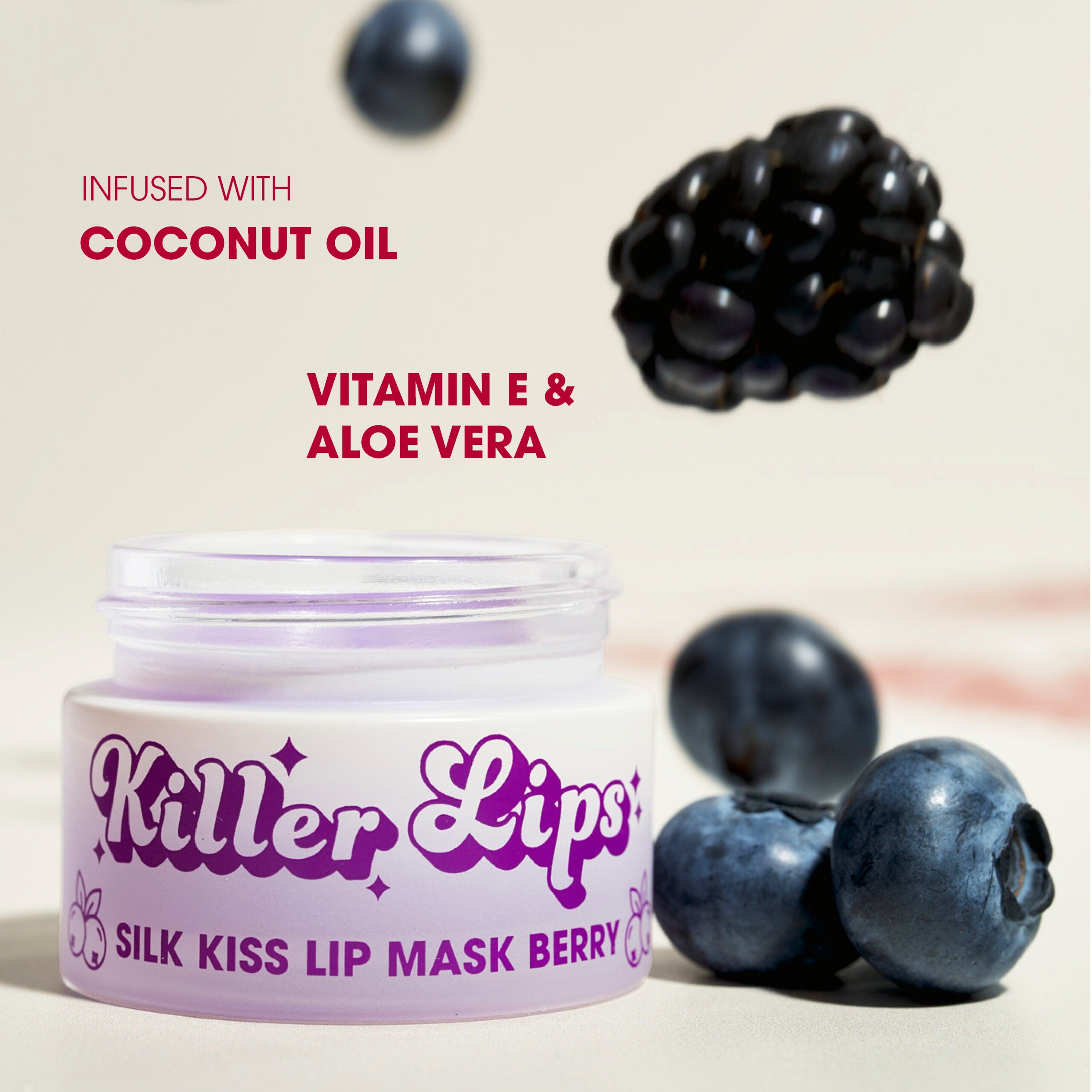 Killer Lips SilkKiss Lip Mask Berry 12gr