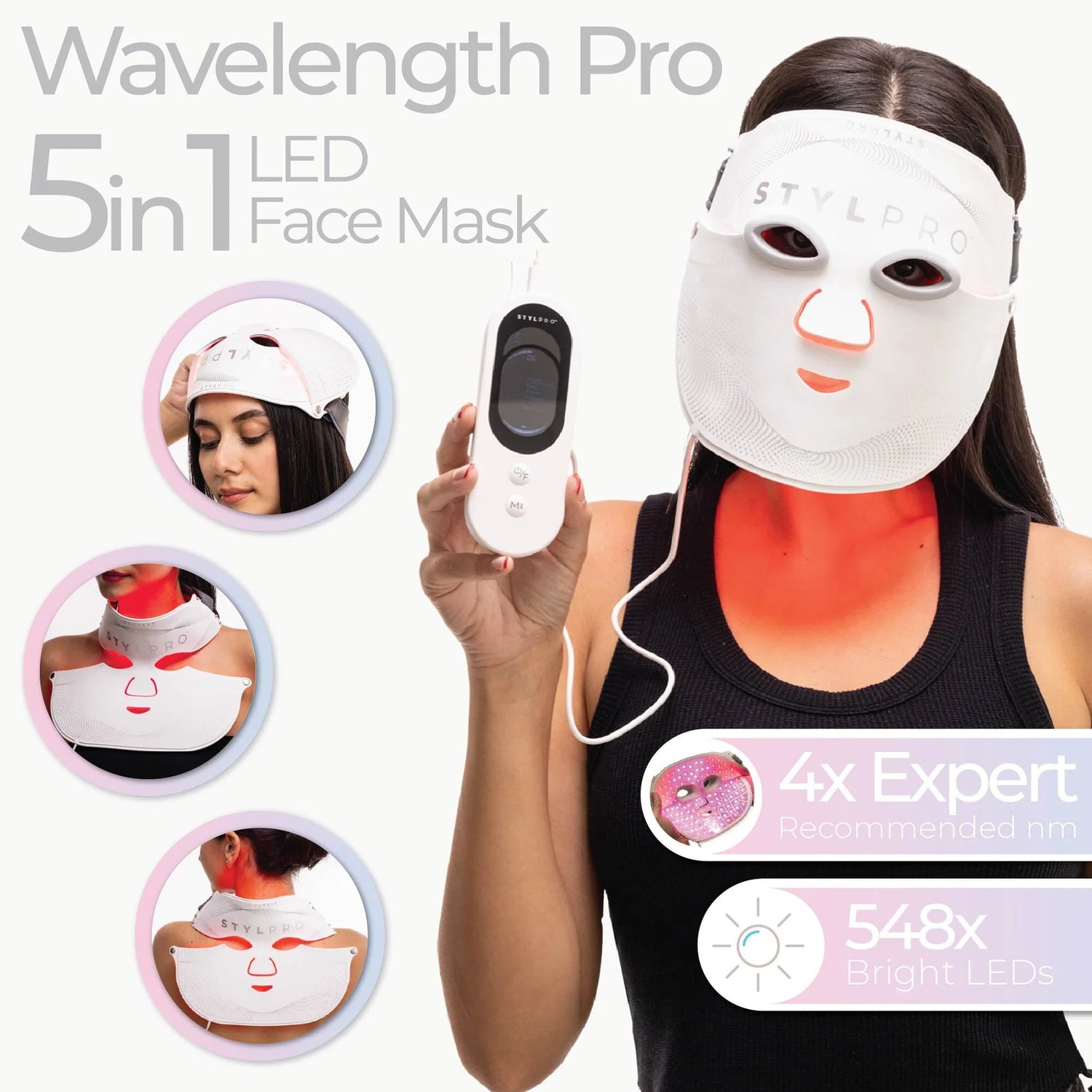 Stylpro Wavelength Pro 5-in-1 LED Mask