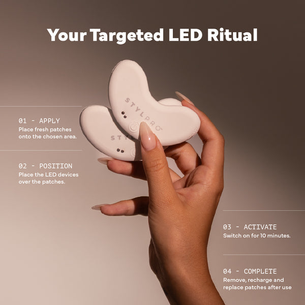 STYLPRO Red LED Patch Duo