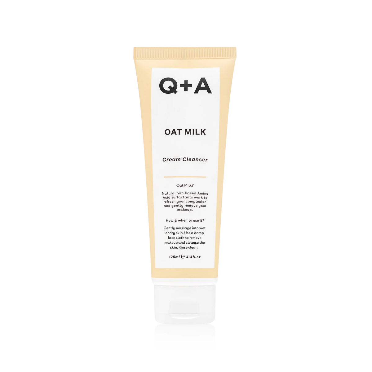 Q+A Oat Milk Cream Cleanser 125 ml