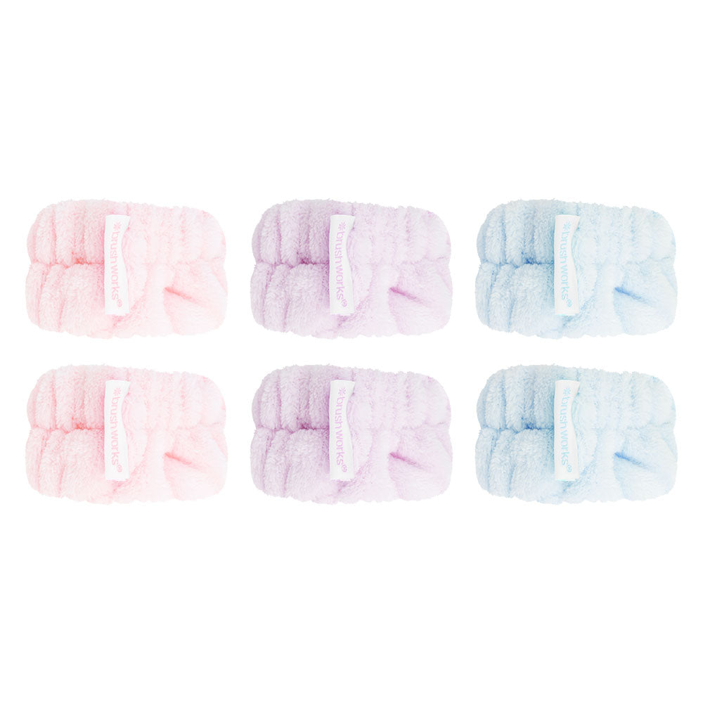 Brushworks Microfibre Wrist Wash Bands – 3 Pairs