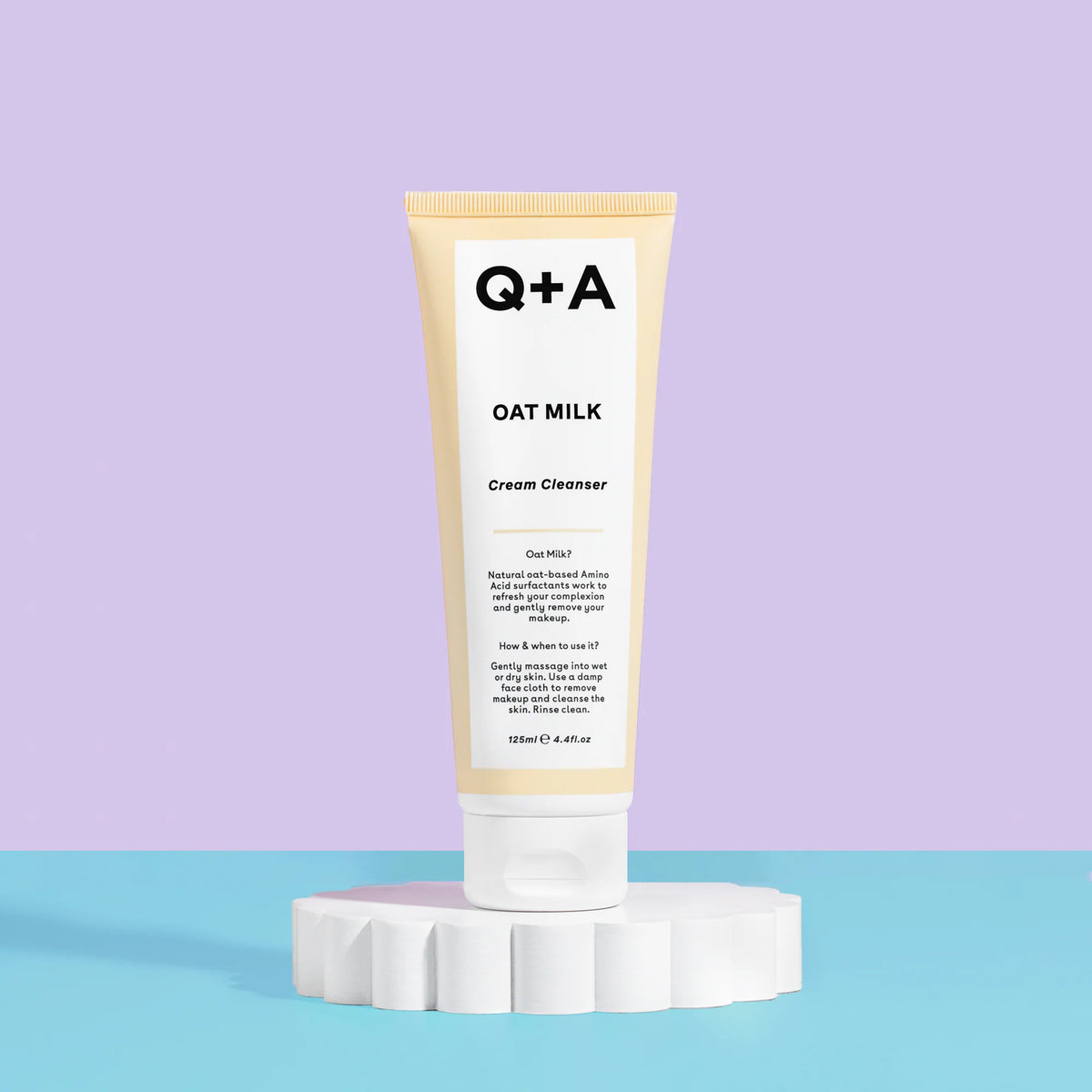 Q+A Oat Milk Cream Cleanser 125 ml