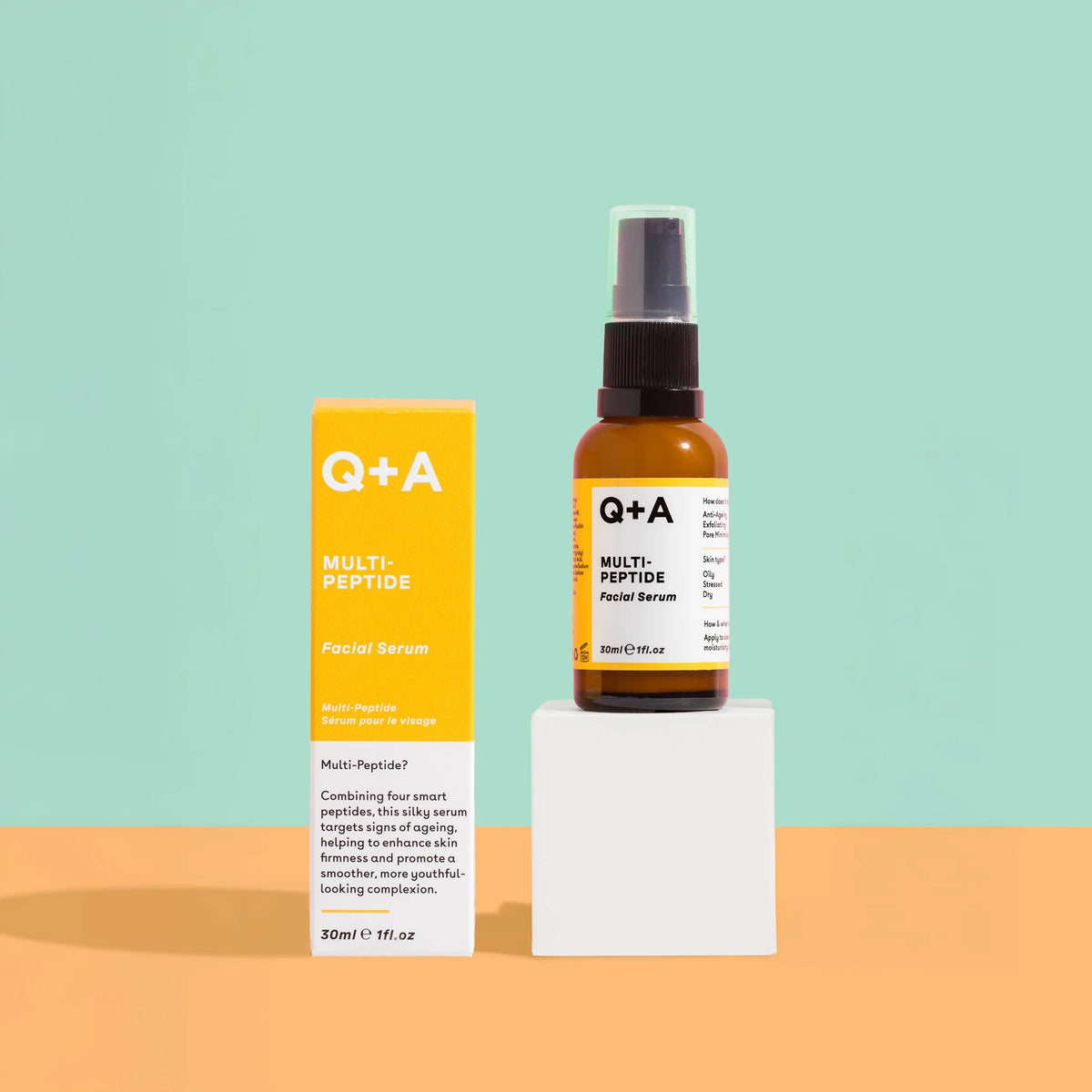 Q+A Multi-Peptide Facial Serum 30ml