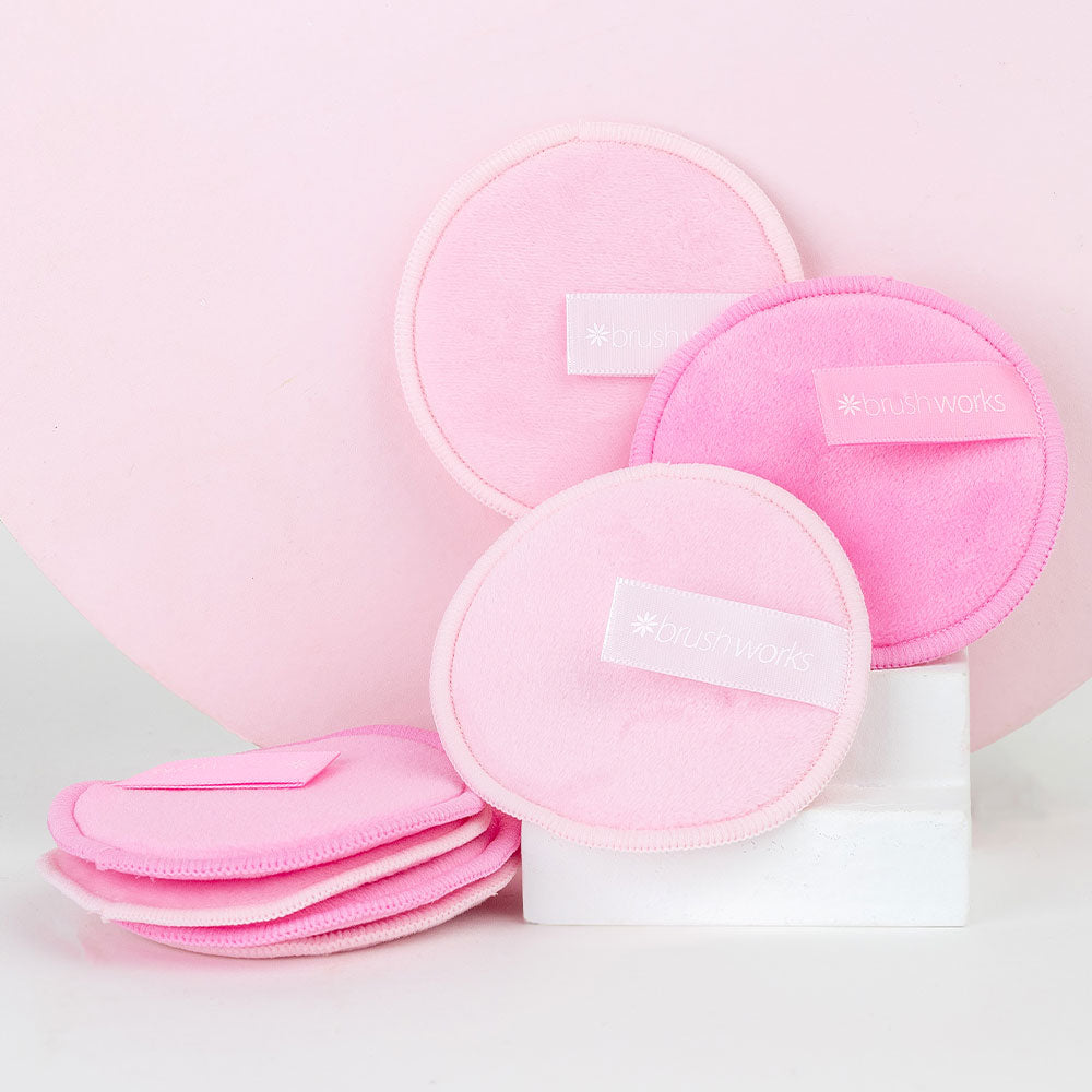 Brushworks Reusable Microfibre Cleansing Pads 7 Pieces