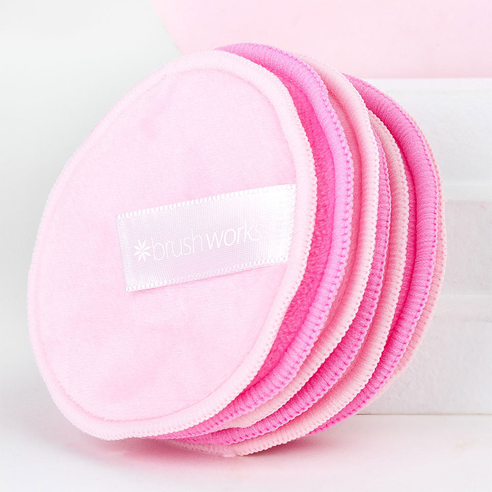 Brushworks Reusable Microfibre Cleansing Pads 7 Pieces