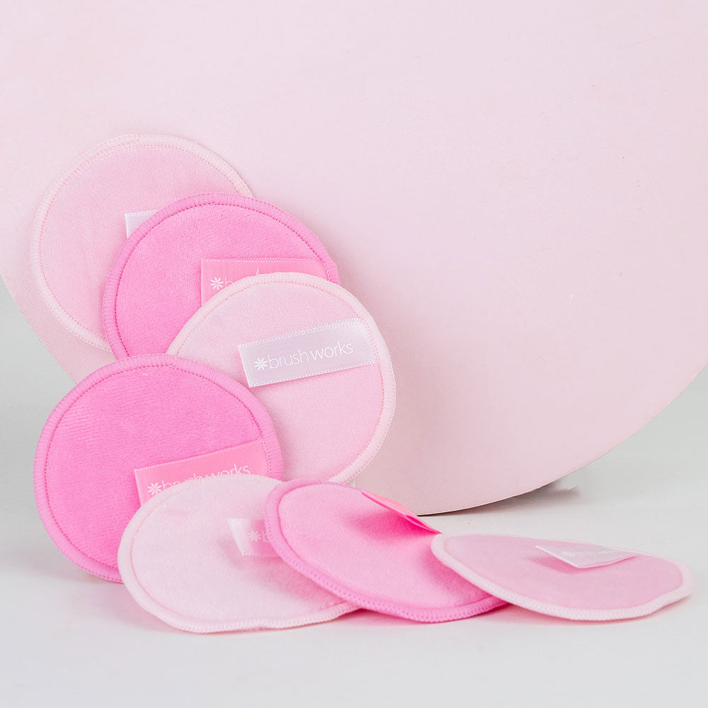 Brushworks Reusable Microfibre Cleansing Pads 7 Pieces