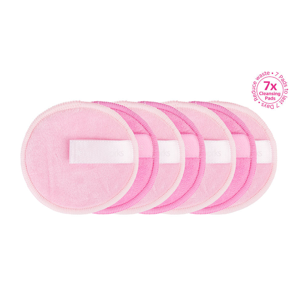 Brushworks Reusable Microfibre Cleansing Pads 7 Pieces