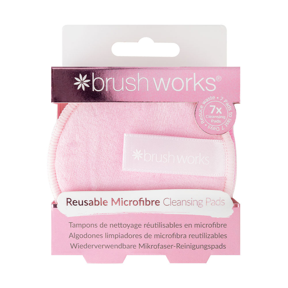 Brushworks Reusable Microfibre Cleansing Pads 7 Pieces
