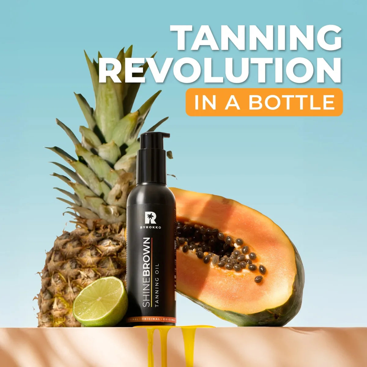 Byrokko Tan Boosting Oil 150ml – Vaj Nxirjeje Natyral