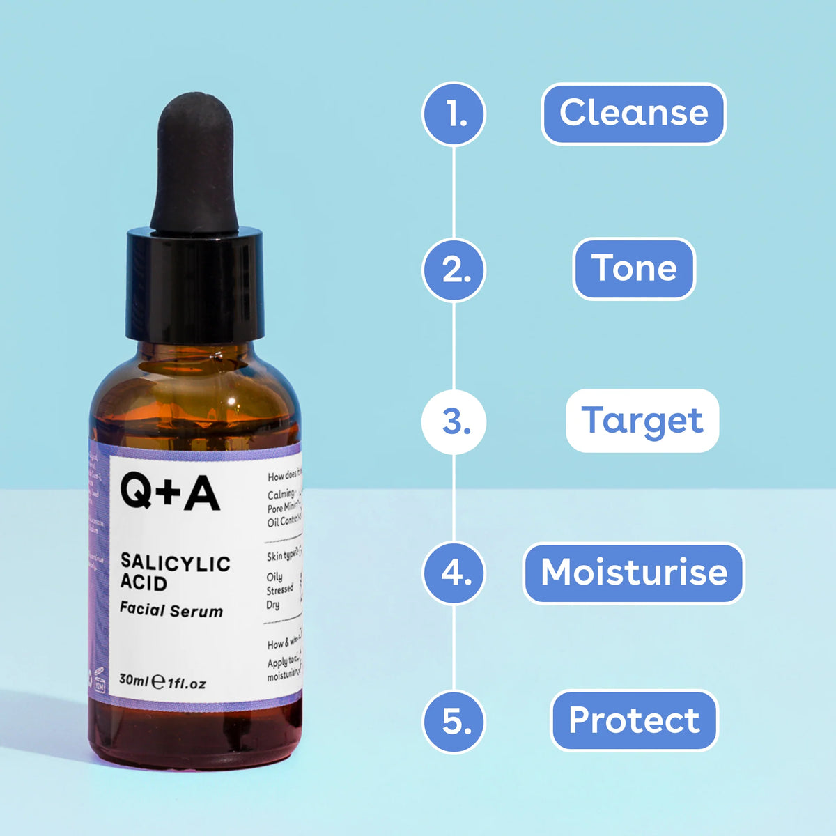 Q+A Salicylic Acid Facial Serum 30 ml