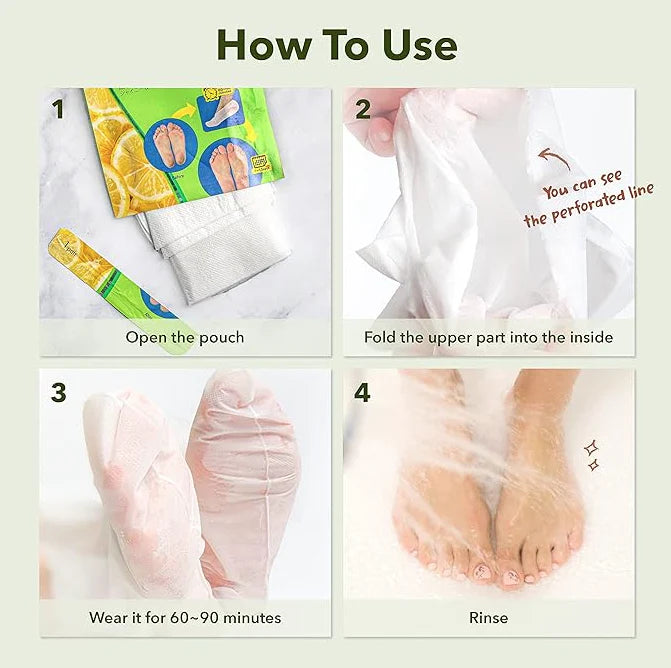 Purederm Shiny & Soft Foot Peeling Mask 1 pair