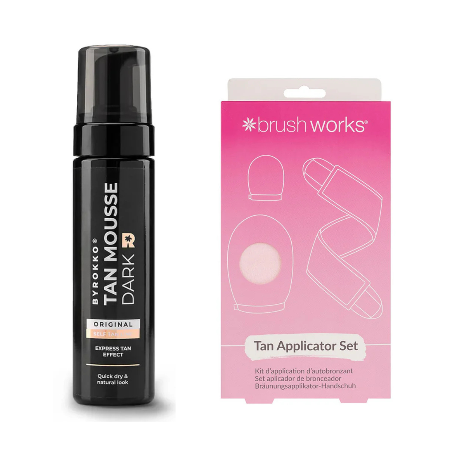 Byrokko Tan Mousse Self Tanning Mousse Set