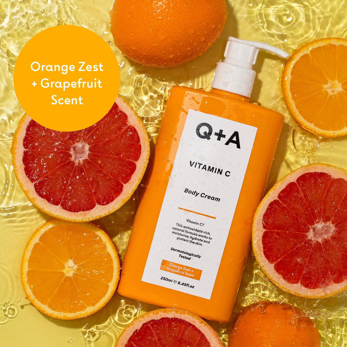 Q+A Vitamin C Body Cream 250ml