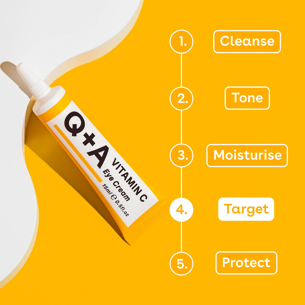 Q+A Vitamin C Eye Cream 15ml
