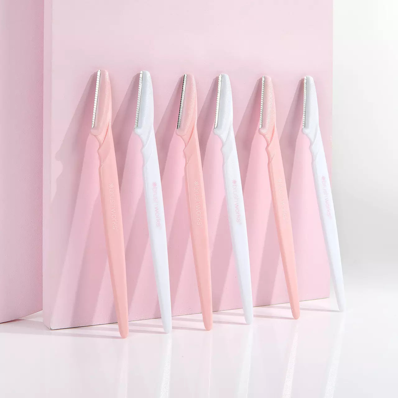 Brushworks Angled Dermaplaners 6 pcs