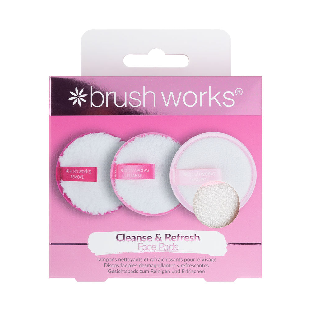 Brushworks Cleanse & Refresh Face Pads