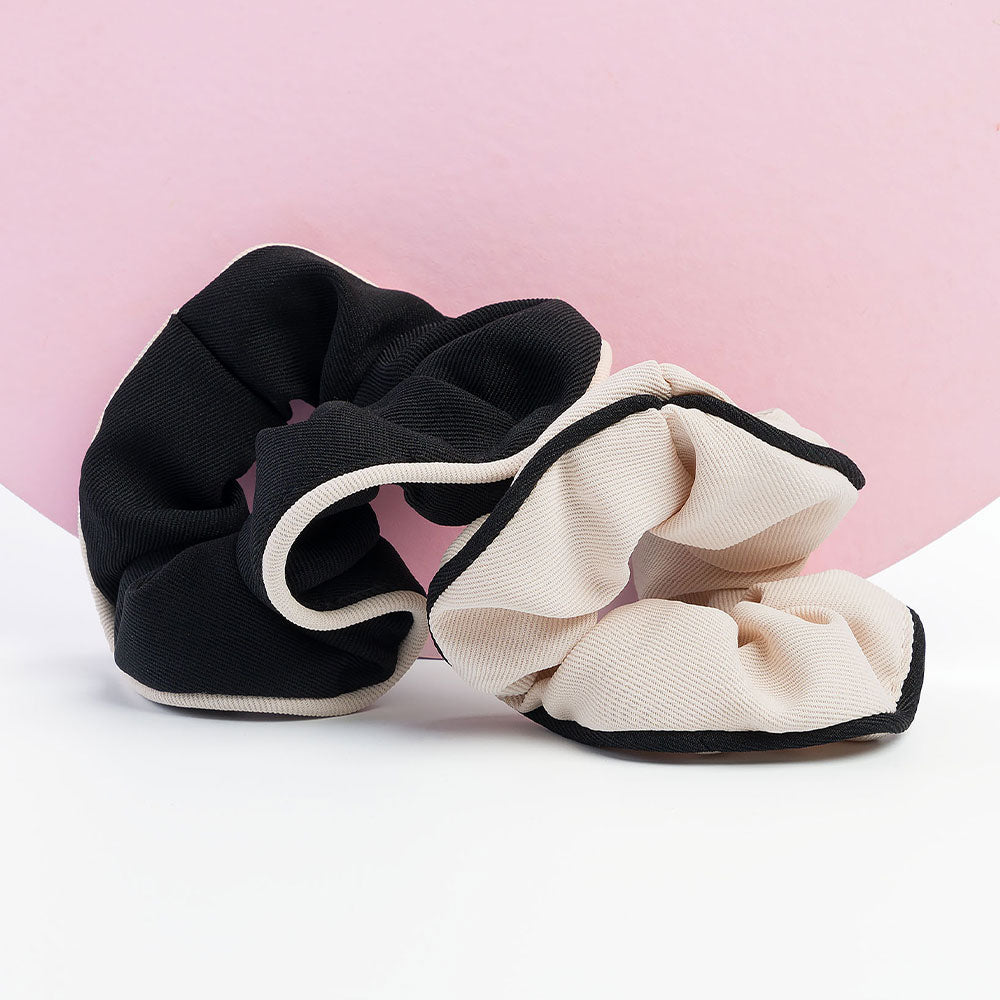 Brushworks Contrast Scrunchies 2 Pack