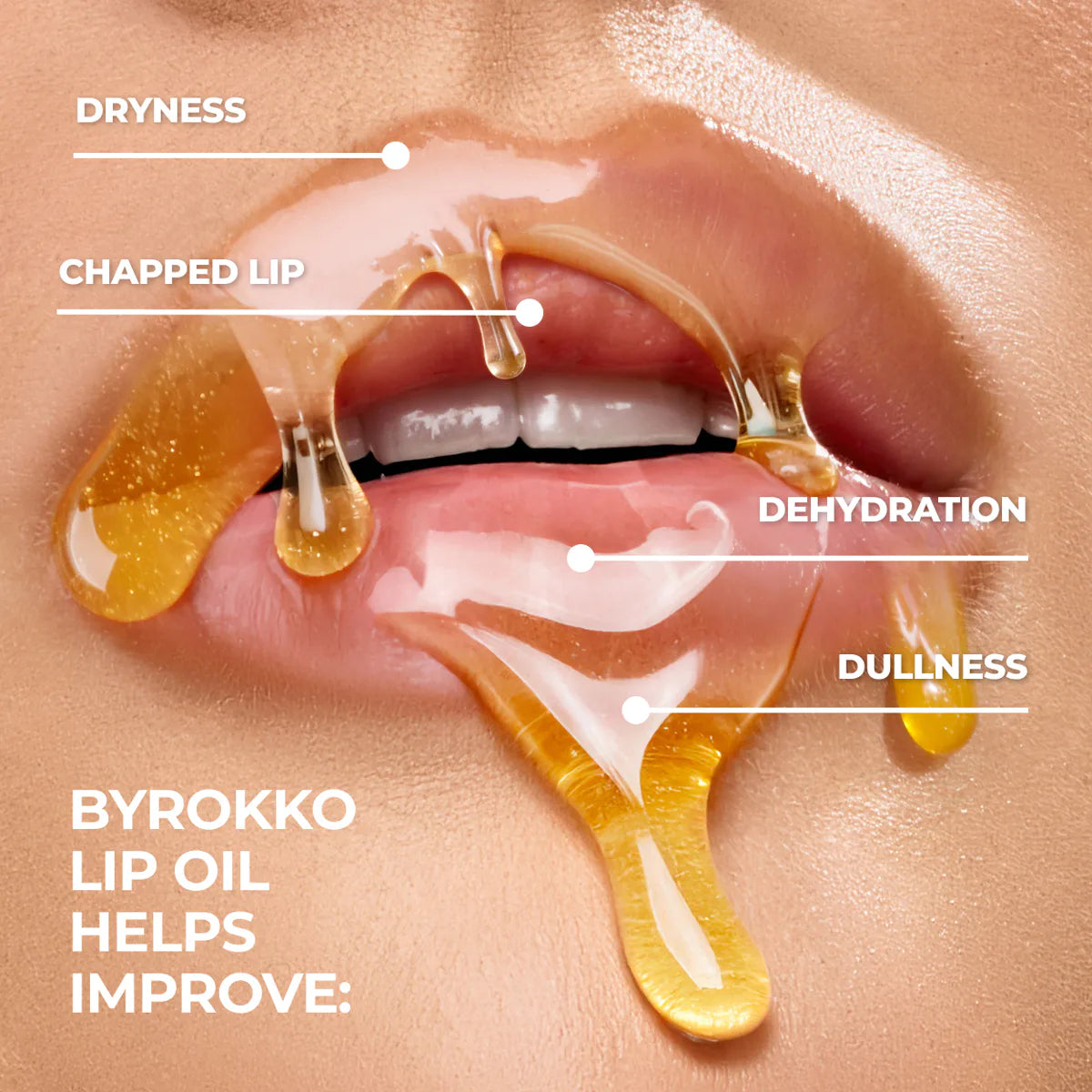 Byrokko Shine Brown Lip Oil SPF30 6ml