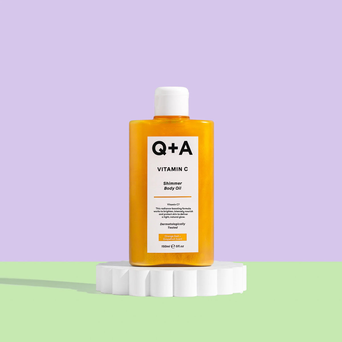 Q+A Vitamin C Shimmer Body Oil 150ml