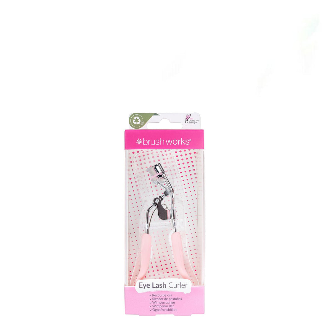 Brushworks Eyelash Curler (Pink)