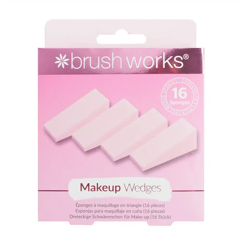 Brushworks Makeup Wedges (16 Pieces)