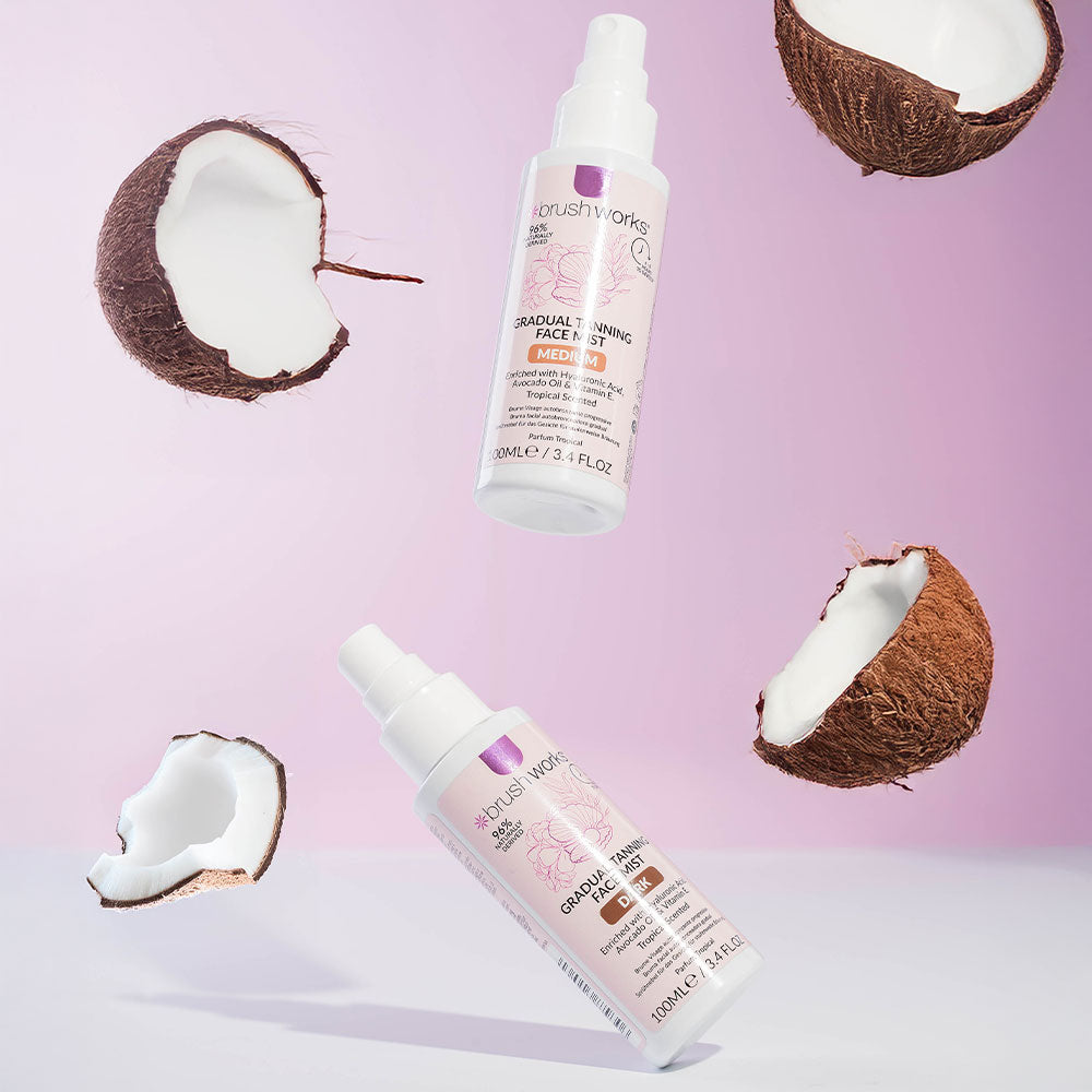 Brushworks Gradual Tanning Face Mist (Medium) 100ml