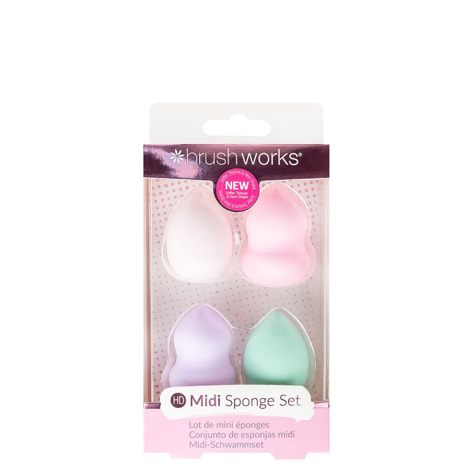 Brushworks HD Midi Blender Sponge Set