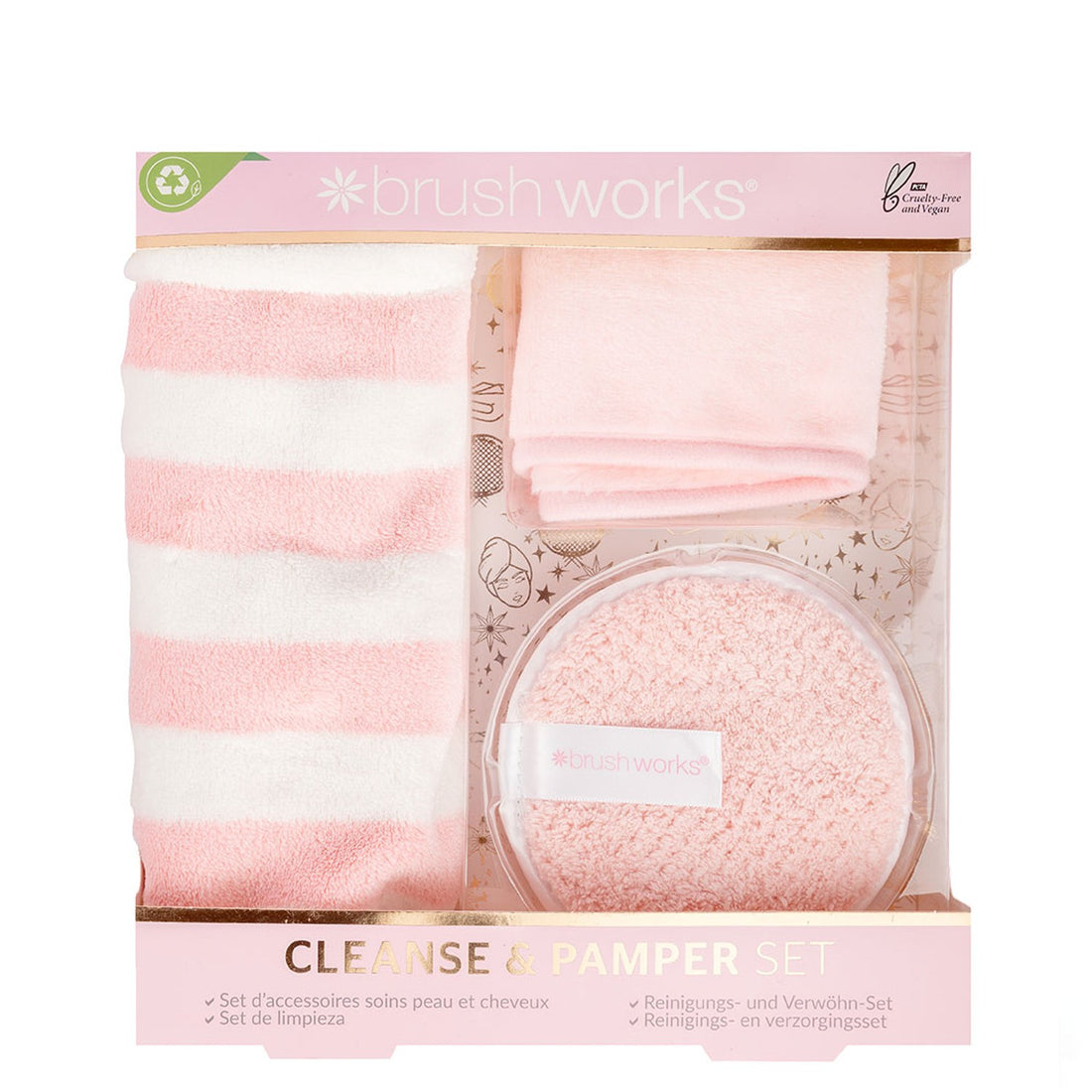 Brushworks Cleanse & Pamper Set